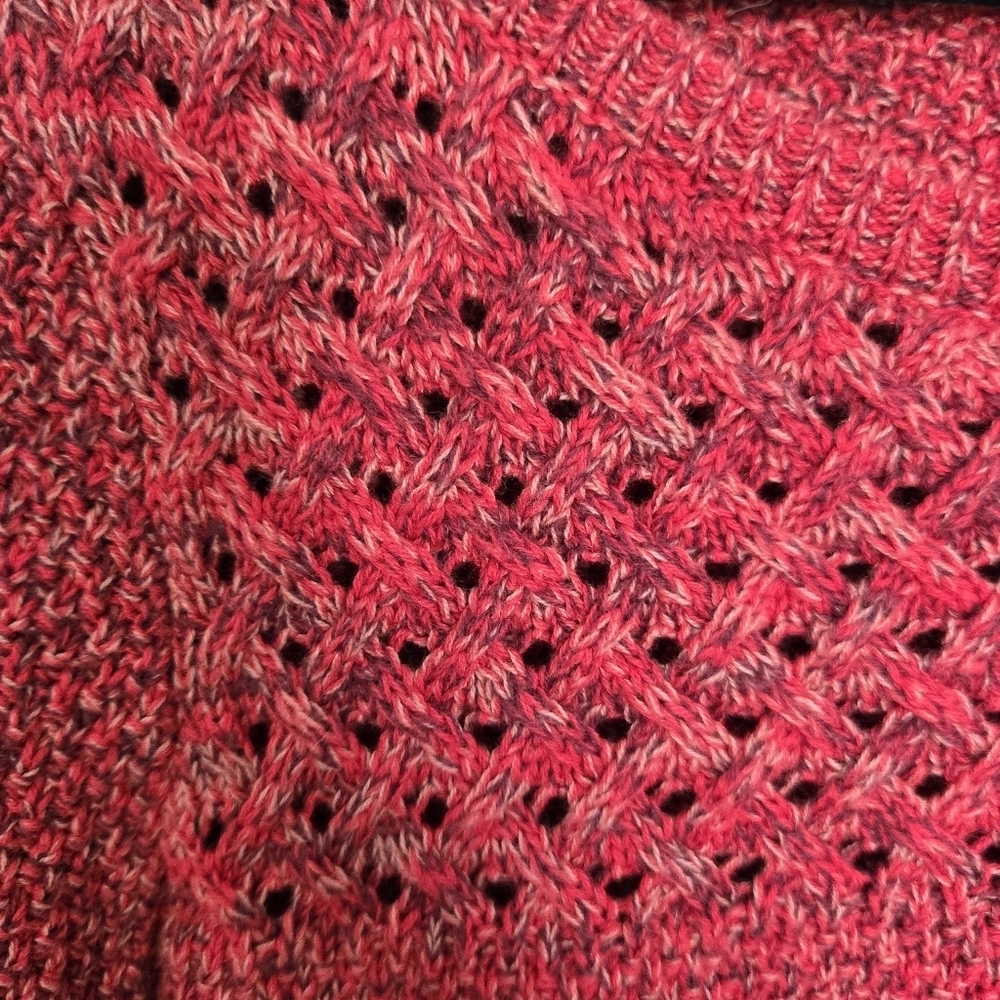 LOFT Red Knit Sweater - Picture 3 of 7